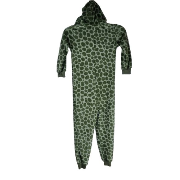 Jellifish Kids Green Dinosaur One Piece Pajamas Boys Size XS - Picture 3 of 10